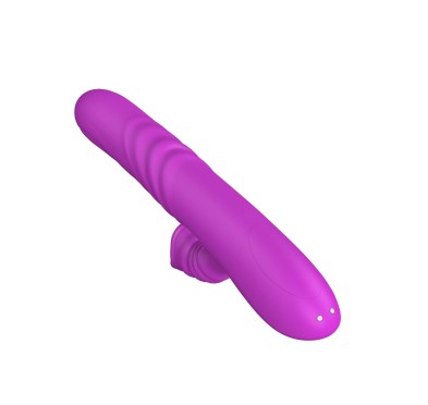 Wibrator-Angelia, USB 3 functions of thrusting / 20 vibrations Purple